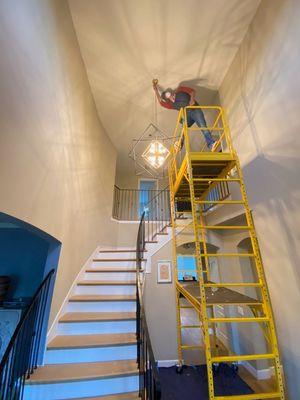 Make a statement with lighting in your home