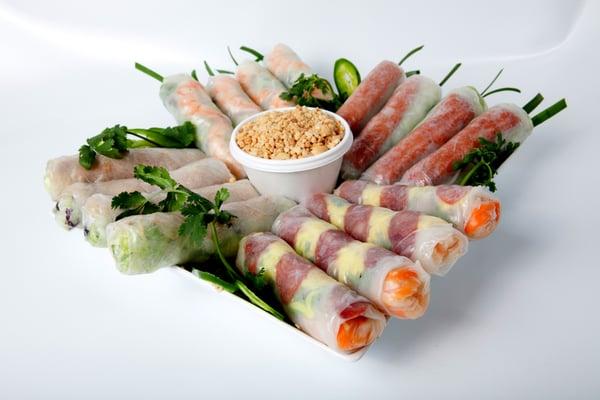 Spring Roll Variety..90 cents each. (minimum 20)