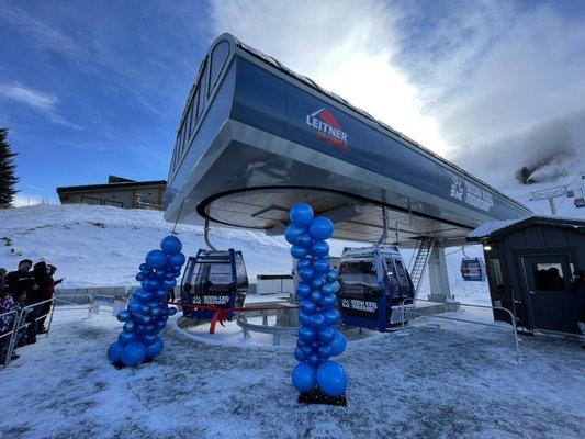 Grand opening of the Snow King gondola.