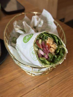 Vegan veggie wrap