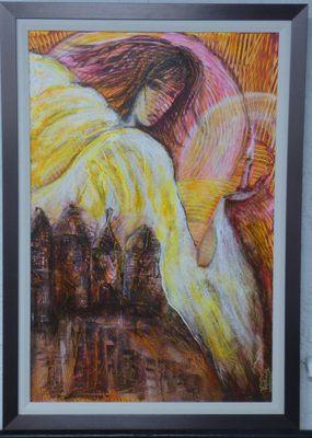 This large piece is part of a private collection from a local art collector.