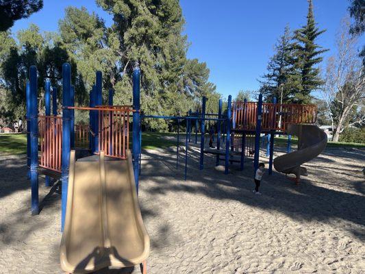 Play ground (side closest to the trees)