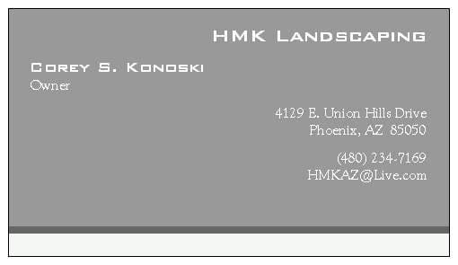 HMK Landscaping
