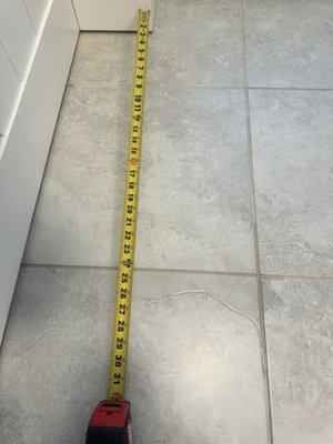 Water leaking through walls.