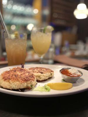Crab cakes appetizer
