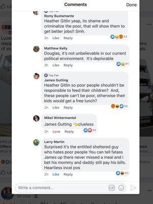 Just a heads-up, this attorney shames the poor and bashes foreigners.