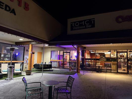 a view of us from up front