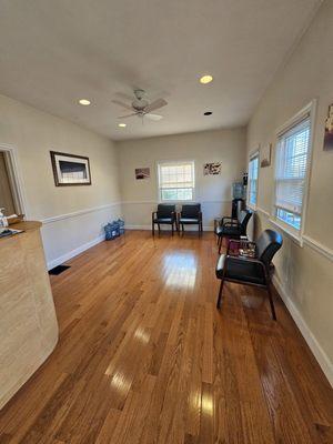 Small but calming waiting area