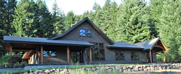 Exterior View of this Craftsman Rambler Style Home