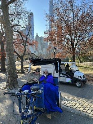 Pedicab Tour in Central Park