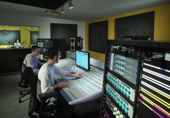 Recording Studio at Flashpoint Photo by Nick Novelli