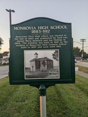 Monrovia High School Historical Marker