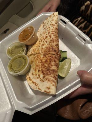 Al pastor quesadilla