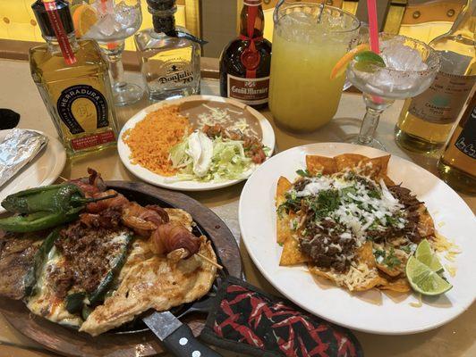 Birria chilaquiles and el rey special