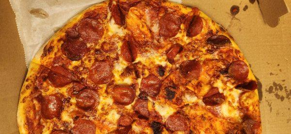 Pepperoni pizza