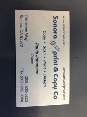 Sonora Blueprint & Copy Co