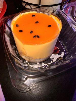 Passion fruit mousse