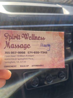 Spirit Wellness Massage