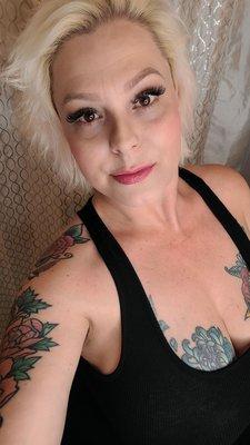 Brows 1 year after last touch up.