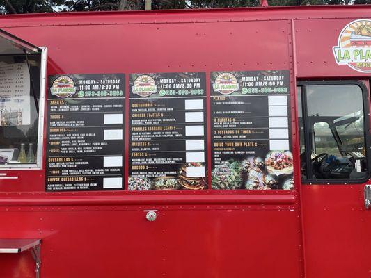 8/2025 - there's more items on the paper menu (along with some of the prices)