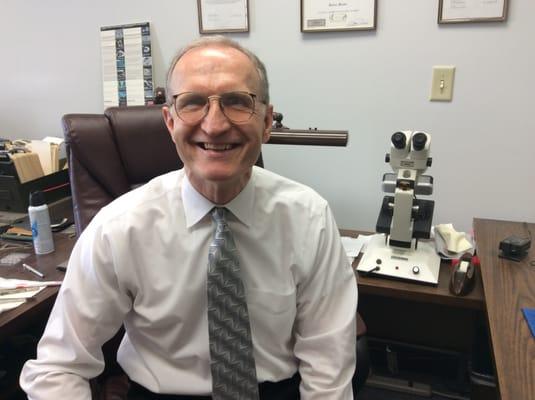 The owner with the best smile he could muster.