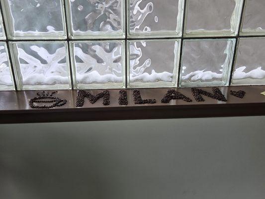 A beautiful arrangement of coffee beans.