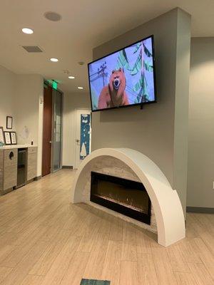 Relaxing waiting area