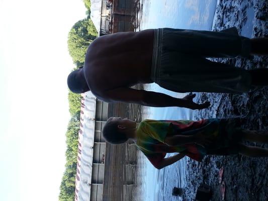 Teaching to hook a worm