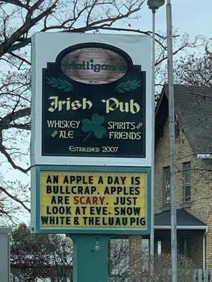 Lol... i laughed my butt off when i saw this sign driving thru Lima.