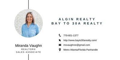 Miranda Vaughn - Bay To 30A Realty