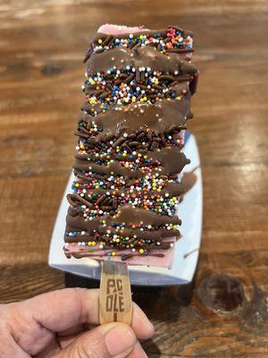 Strawberries & Cream with Sprinkles and Chocolate Drizzle! (05/23/25)
