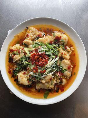 Fish fillet with SZW hot sauce