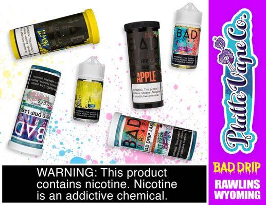 Bad Drip E-Liquids now in! Come test them out today!