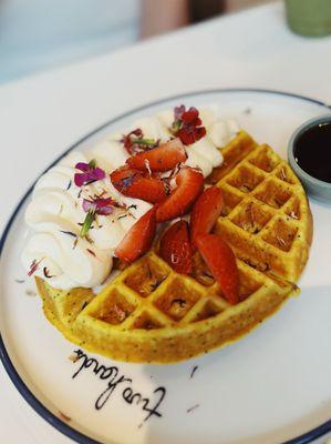 Lemon Poppyseed Waffle