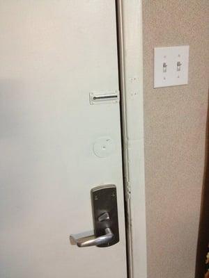 No real locks on the doors