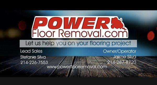 Power Floor removal