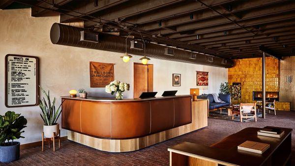 Lobby and front desk