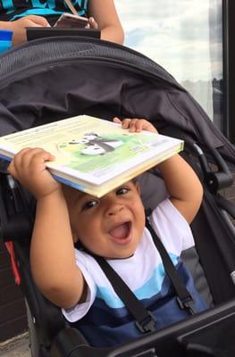 I think he loves it!