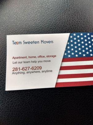 Team Sweeten Movers