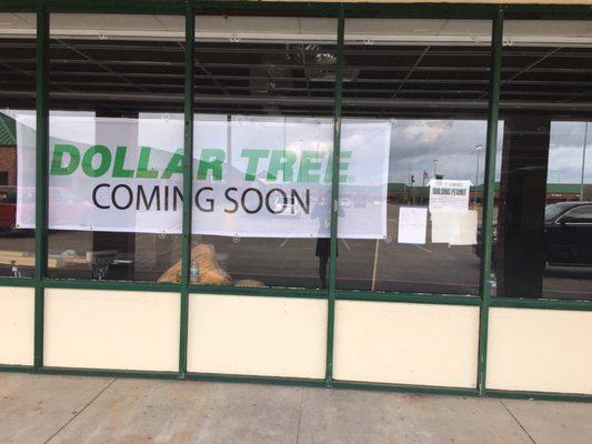 New Dollar Tree Coming soon!!! Yeah!!!!