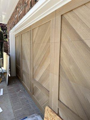 New garage door install