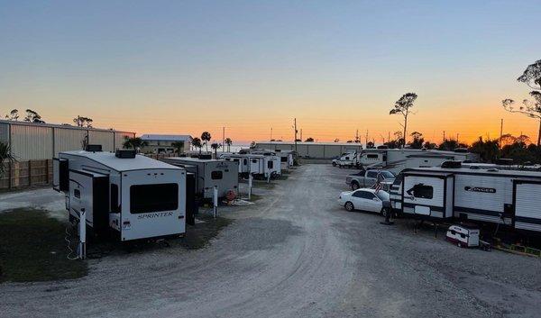 view of our 14 site RV Park