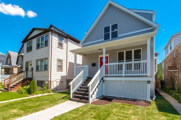 Completed Redevelopment at 3707 N Drake Avenue, Chicago, IL 60618