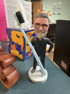 Dr. Richard Knight as a bobblehead!