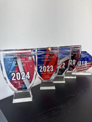 They win award every year