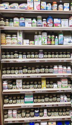Come inside and check out our vitamins! We sell Flaxseed Oil, Castor Oil, Almond Oil and Coconut Oil!