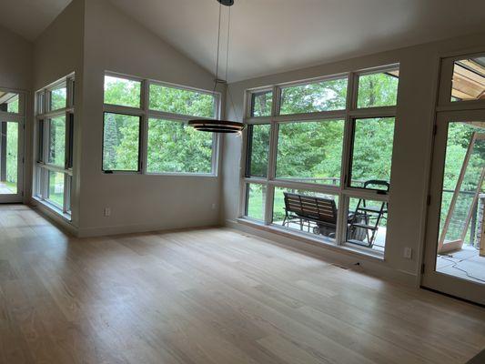 Post construction clean/ custom home