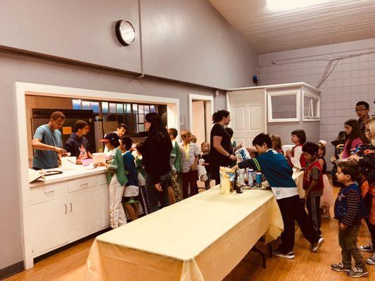 HS and Jr High Older Brothers serving Little Awanas