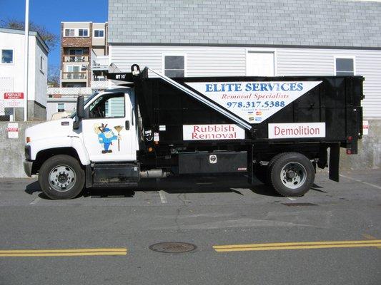 Elite Services Junk Removal & Demolition Truck