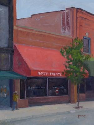 Insty Prints, Oil on Canvas 12"x9" www.jefftroupefineart.blogspot.com